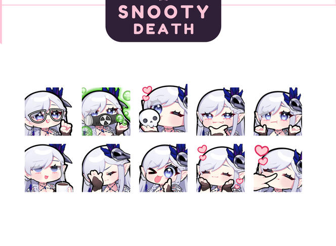 ⁘Emote Set 2 - Amaris Luna