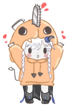 ⁘Pochita Hoodie - Nora