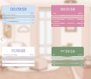 ⁘ Subathon Widgets - Kisa