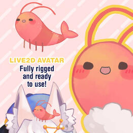 ⁘ Live2D Shrimp