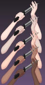 ⁘ Knife Hands