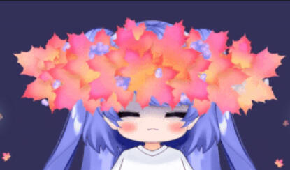 ⁘ Leaf Wreath
