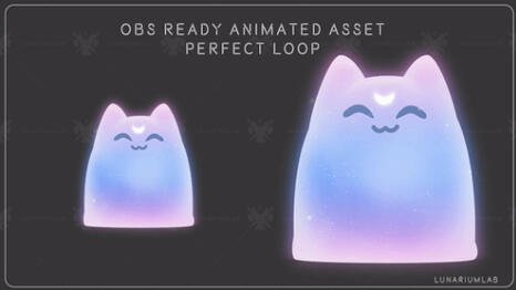 ⁘ Cat Lamp