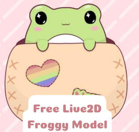 ⁘ Live2D Pocket Frog