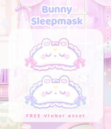⁘ Sleep Bunny Mask