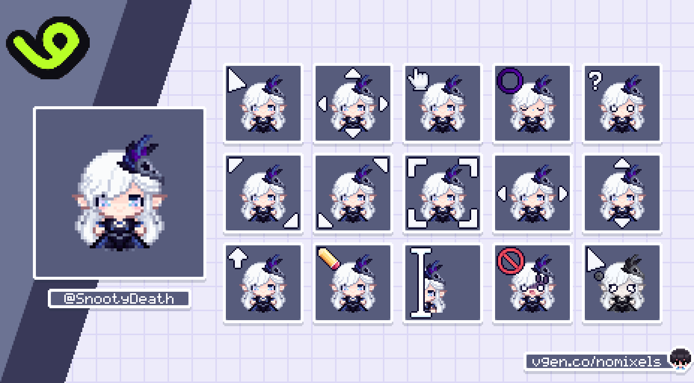 ⁘Pixel Cursor - Jace