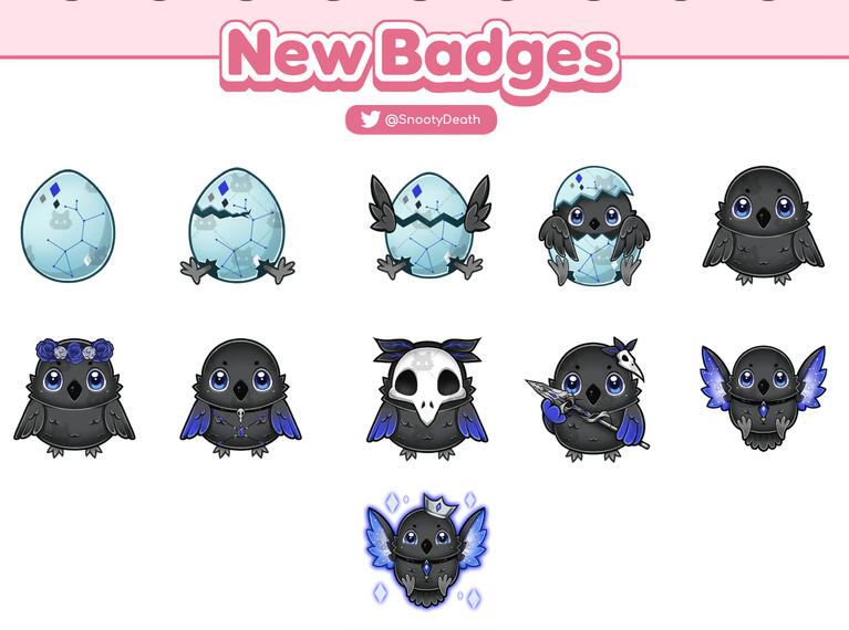 ⁘Sub Badges - CLAU