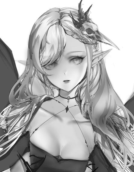 ⁘Sketch (fanart) - Miya