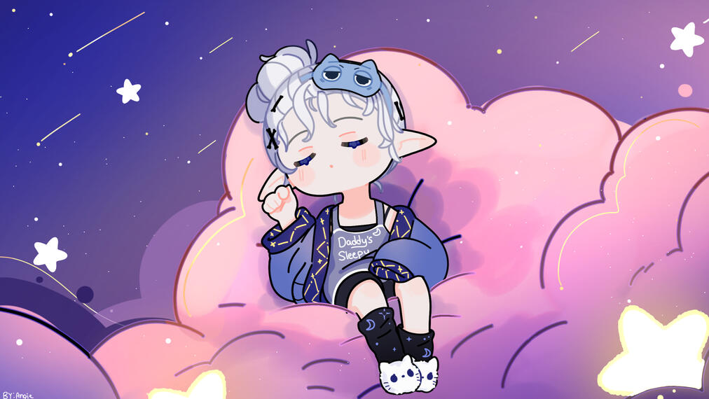 ⁘Cloudy Nap - Sleepy Lu
