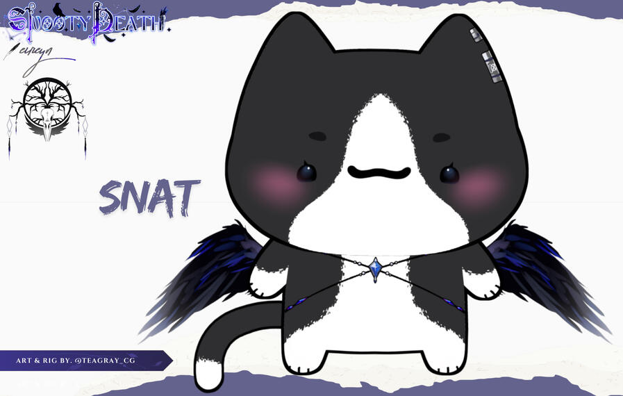 ⁘Snat (Snooty Cat) - Tea Gray